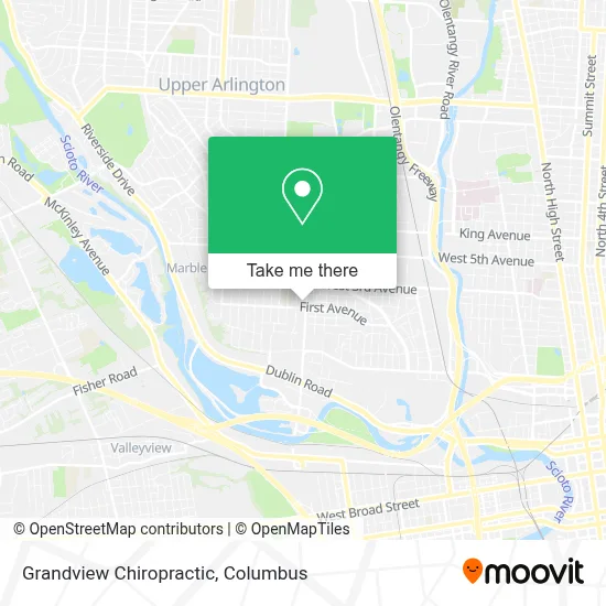 Grandview Chiropractic map