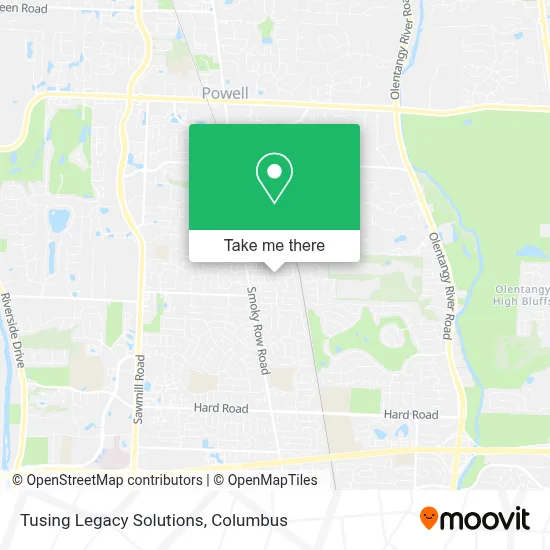 Tusing Legacy Solutions map