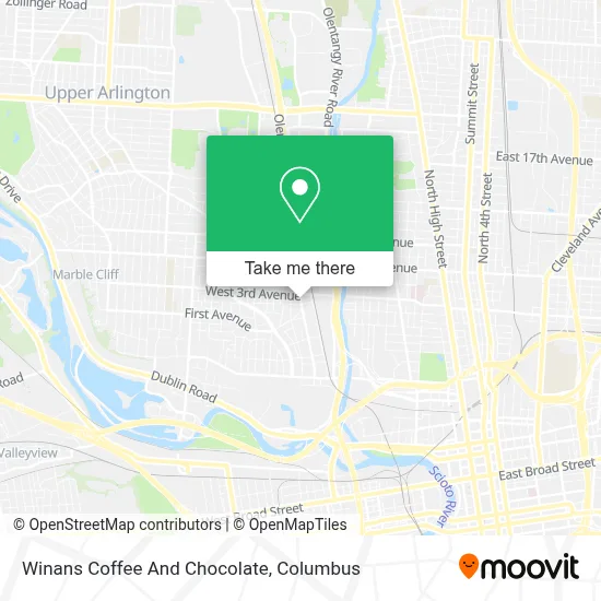 Winans Coffee And Chocolate map