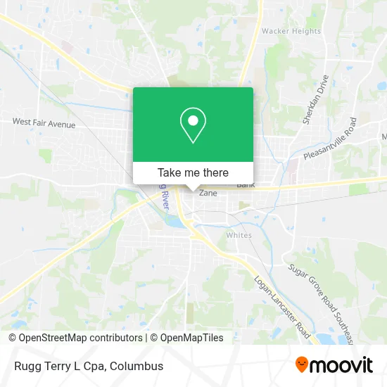 Rugg Terry L Cpa map