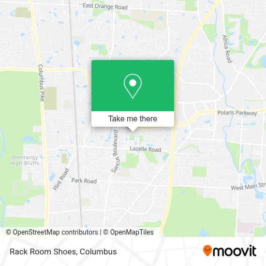 Rack Room Shoes map