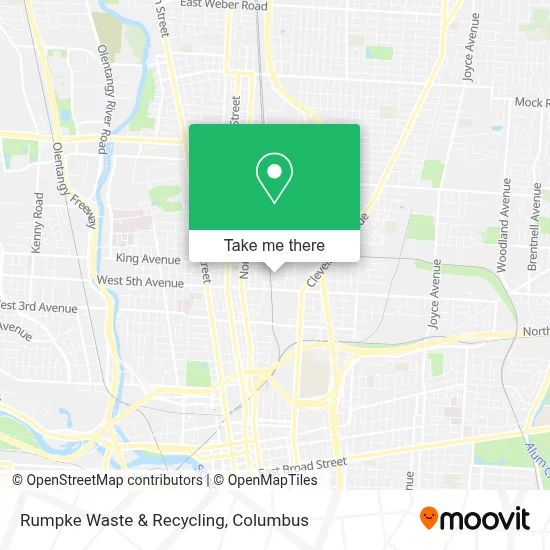 Rumpke Waste & Recycling map