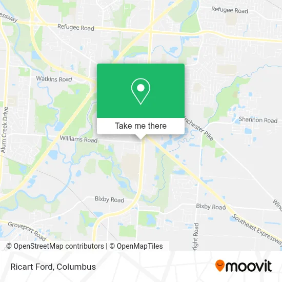 Ricart Ford map