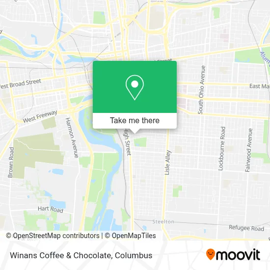 Winans Coffee & Chocolate map