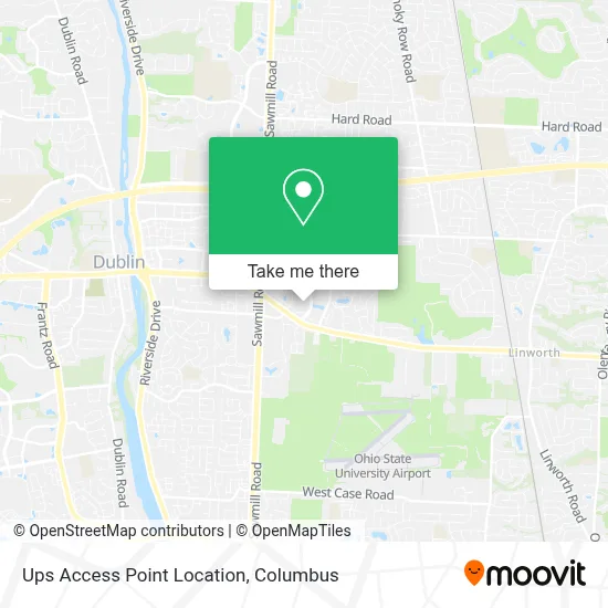 Ups Access Point Location map
