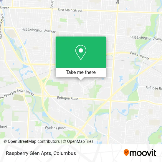 Raspberry Glen Apts map