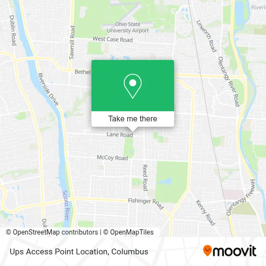 Ups Access Point Location map