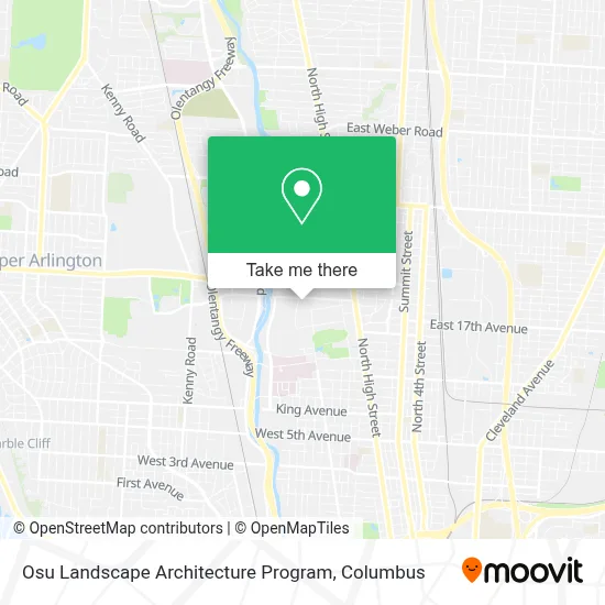 Osu Landscape Architecture Program map