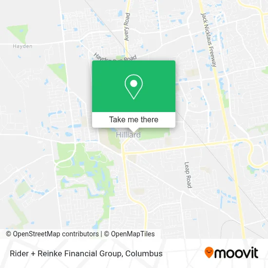 Rider + Reinke Financial Group map