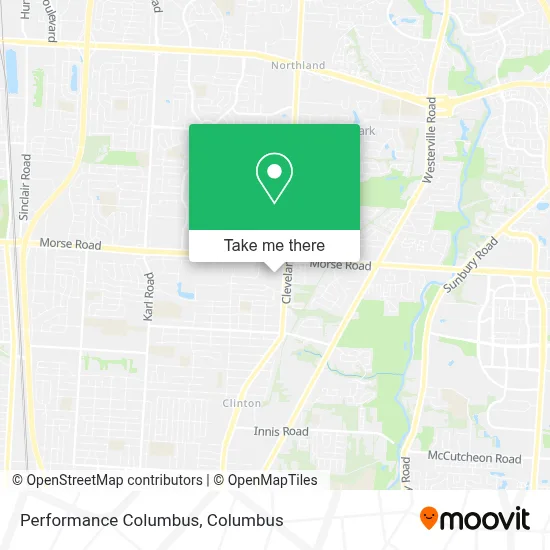 Performance Columbus map