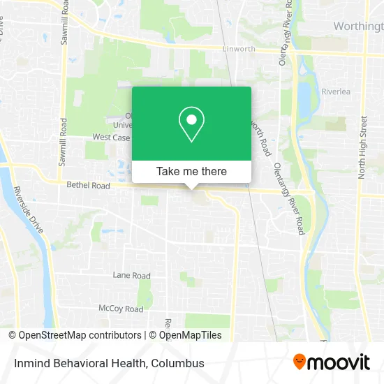 Inmind Behavioral Health map