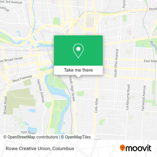 Rowe Creative Union map
