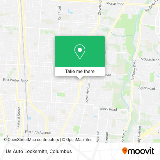 Us Auto Locksmith map