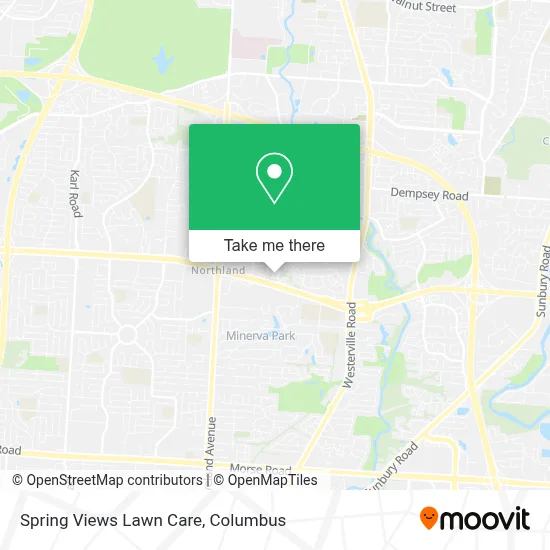 Spring Views Lawn Care map