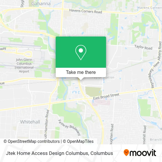 Jtek Home Access Design Columbus map