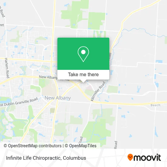 Infinite Life Chiropractic map