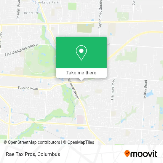 Rae Tax Pros map