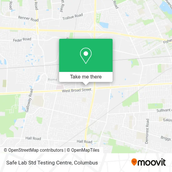 Safe Lab Std Testing Centre map
