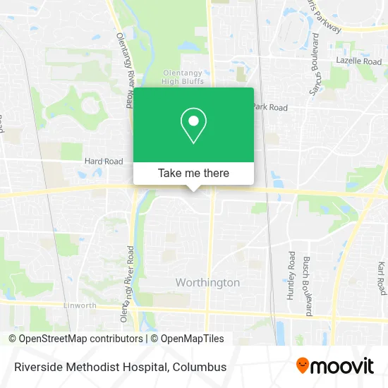 Riverside Methodist Hospital map