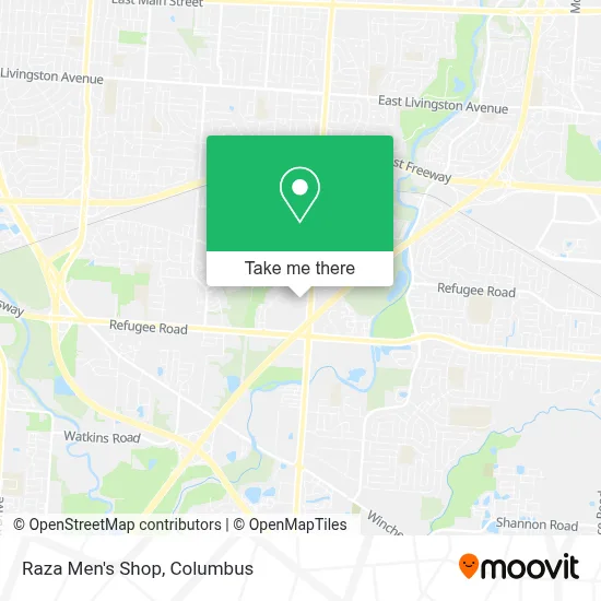 Raza Men's Shop map
