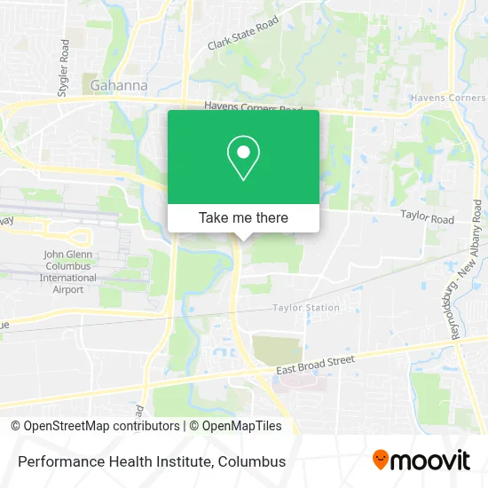 Performance Health Institute map