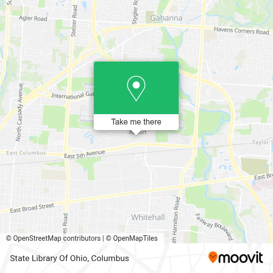 State Library Of Ohio map