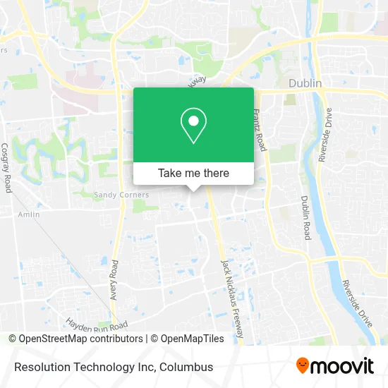 Resolution Technology Inc map