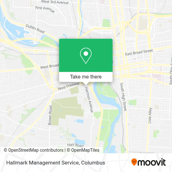 Hallmark Management Service map