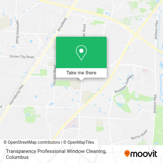 Transparency Professional Window Cleaning map