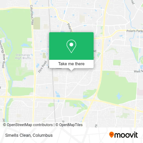 Smells Clean map