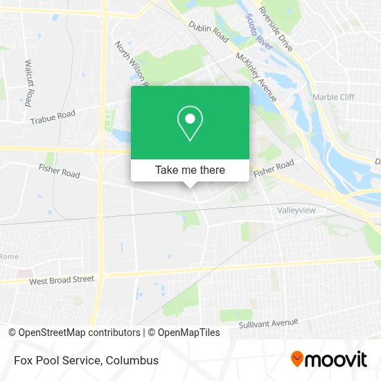 Fox Pool Service map