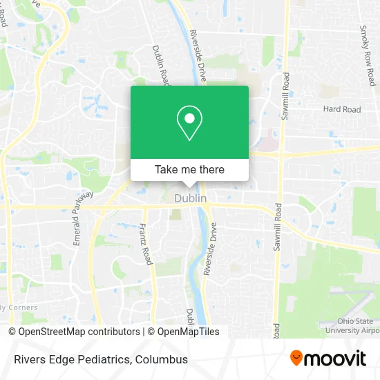Rivers Edge Pediatrics map