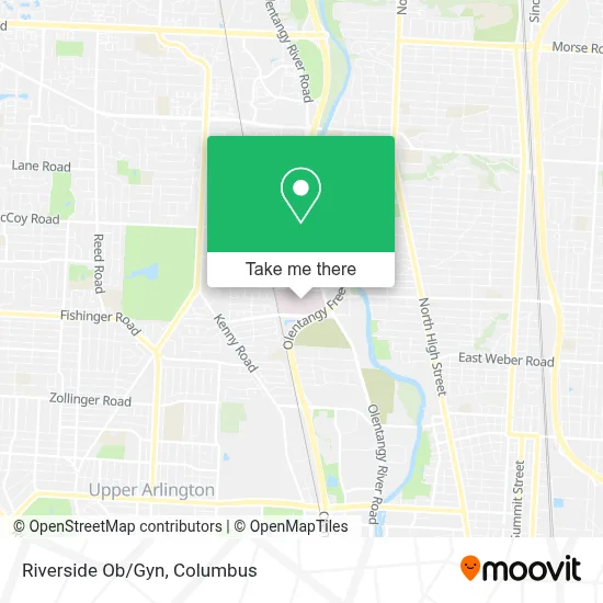 Riverside Ob/Gyn map