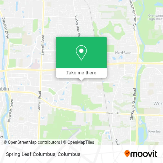 Spring Leaf Columbus map