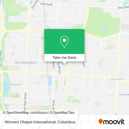 Winners Chapel International map