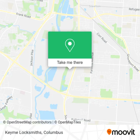 Keyme Locksmiths map