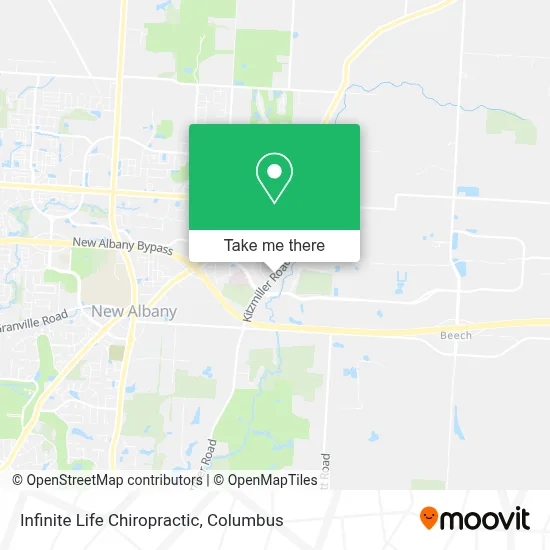 Infinite Life Chiropractic map