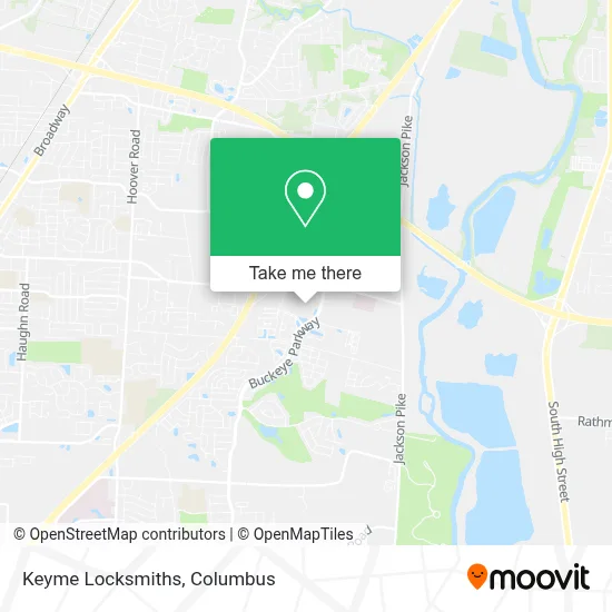 Keyme Locksmiths map