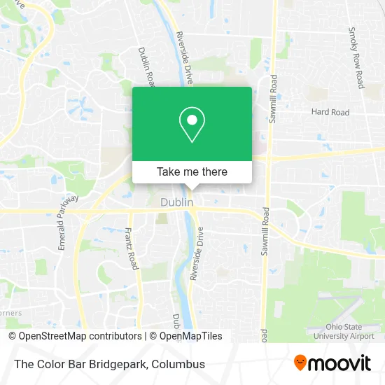 The Color Bar Bridgepark map