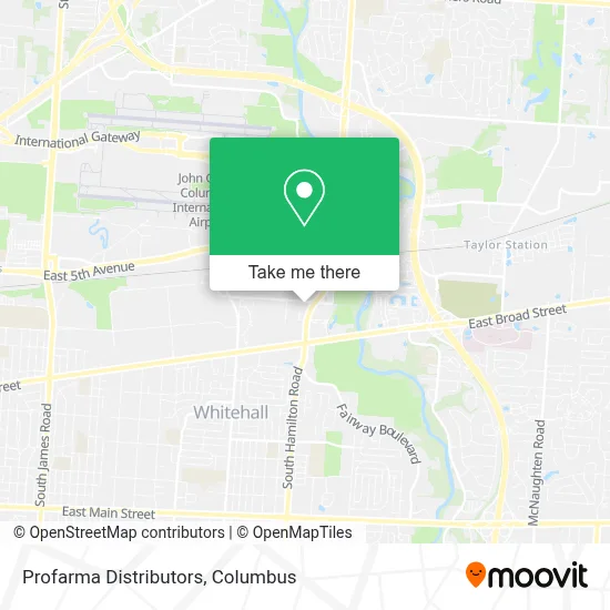 Profarma Distributors map