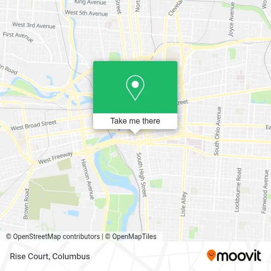Rise Court map