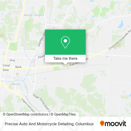 Precise Auto And Motorcycle Detailing map