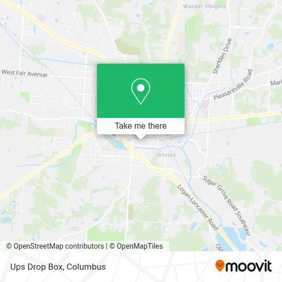 Ups Drop Box map