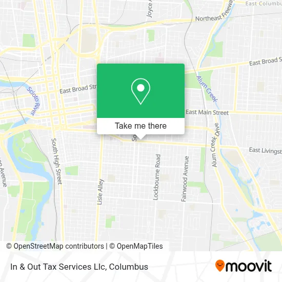 In & Out Tax Services Llc map