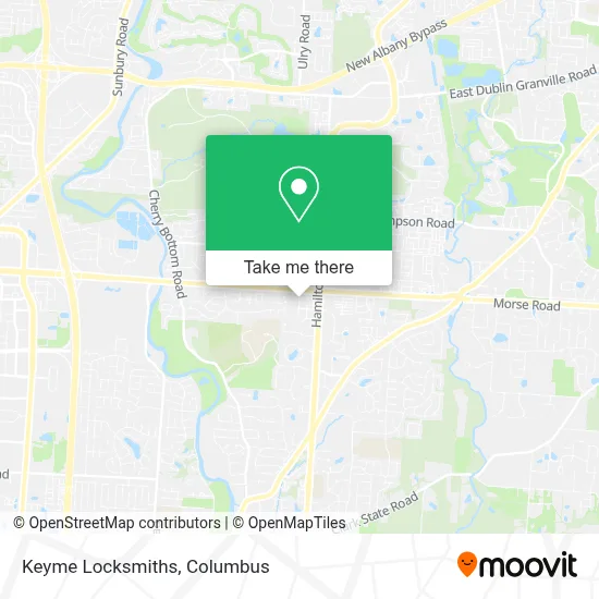 Keyme Locksmiths map