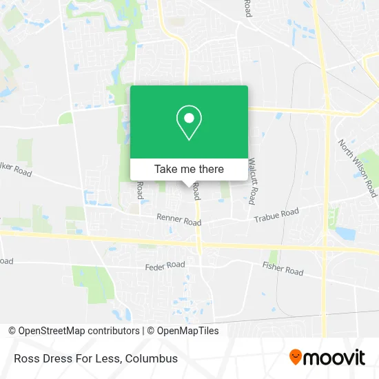 Ross Dress For Less map