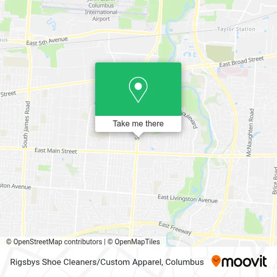 Rigsbys Shoe Cleaners / Custom Apparel map