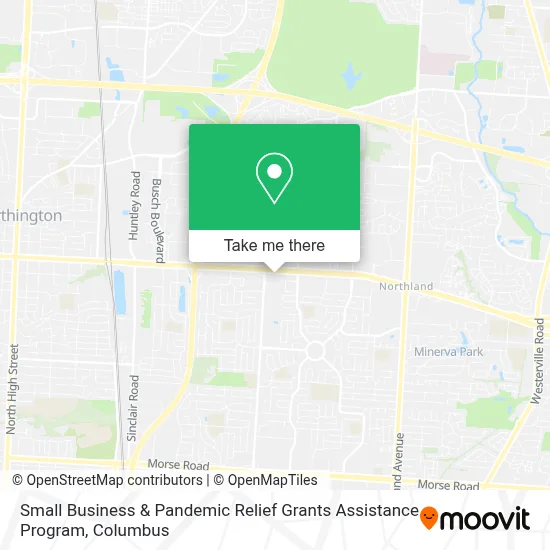 Small Business & Pandemic Relief Grants Assistance Program map