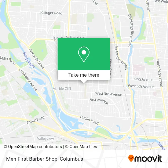 Men First Barber Shop map
