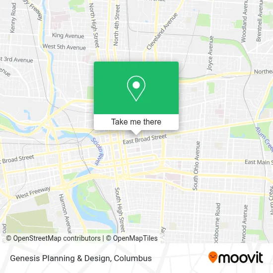 Genesis Planning & Design map